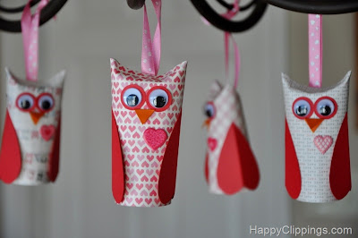 Paper roll Owls