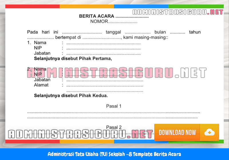 Contoh Berita Acara Excel - Hontoh