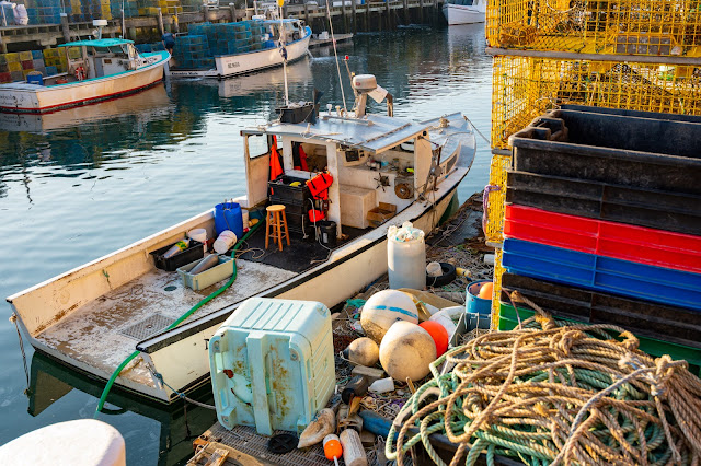 The early morning sights along Merrill's Wharf. Portland, Maine 2023