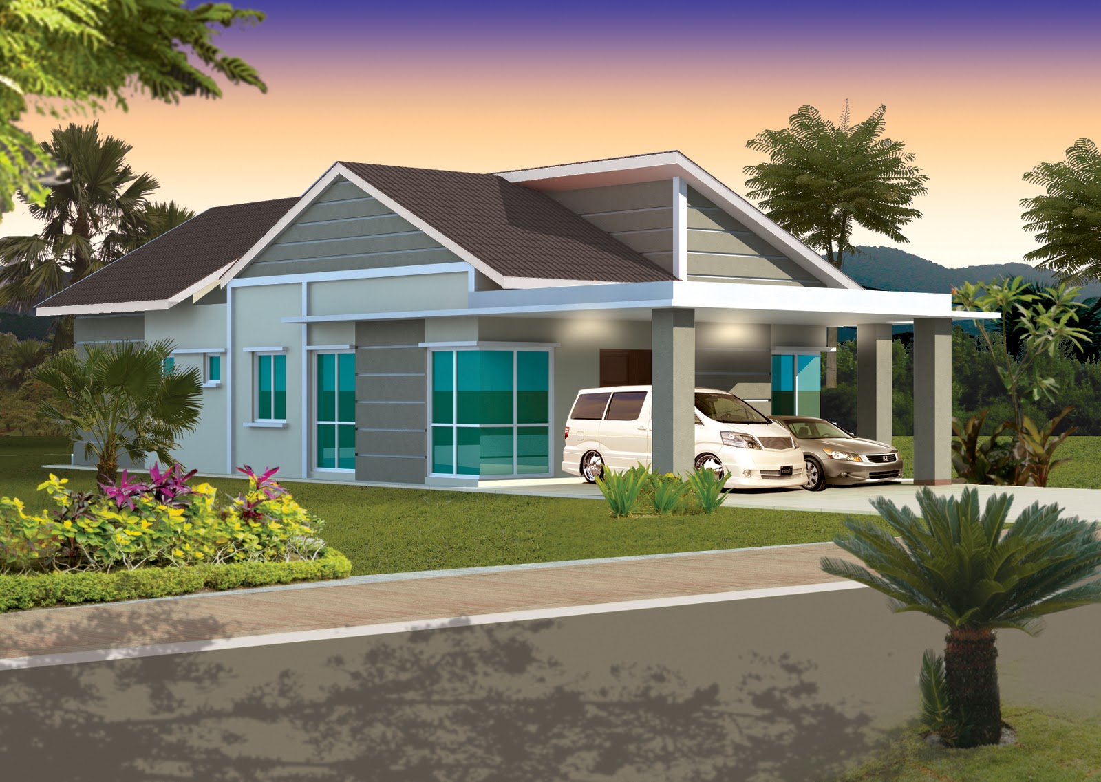 Important Inspiration Single  Storey  Bungalow  House  Designs  