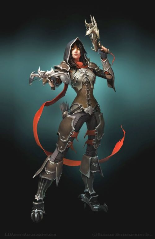 Laurel Austin ldaustin illustrations fantasy games Blizzard Diablo Starcraft World of Warcraft conceptual artist