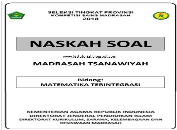 Contoh Soal KSMO Matematika MTs Tingkat Provinsi