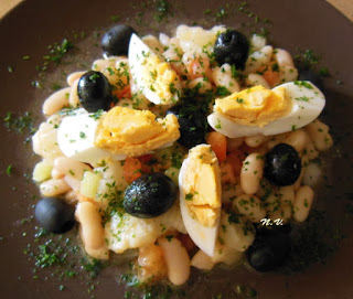 ENSALADA DE JUDÍAS CON BACALAO 0