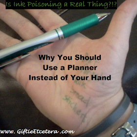 ink, ink poisoning, use a planner, using a planner, green ink, green ink pen