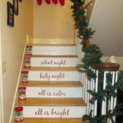 ESCALERAS EN NAVIDAD STAIRCASE FOR CHRISTMAS by escalerasbonitas.blogspot.com