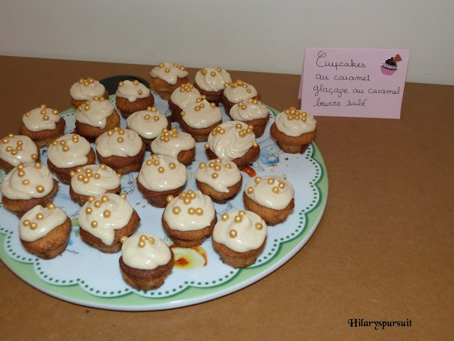 Cupcakes au caramel beurre salé 