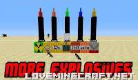 [Mods] More Explosives Mod for Minecraft 1.6.2/1.5.2/1.5.1/1.4.7