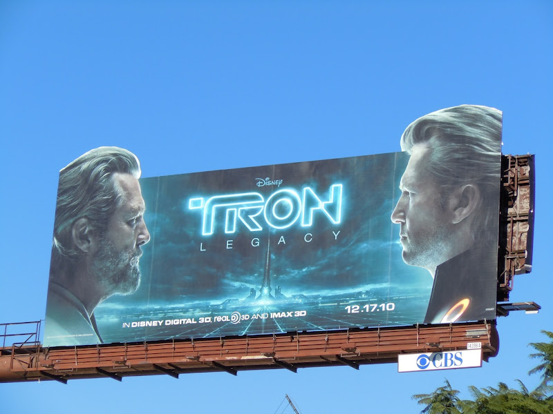 Tron Legacy movie billboard