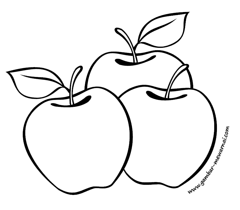 Trend Populer 23+ Menggambar Buah Apel Anak Tk