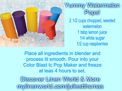 Linen World Color Blast Ice Pop Maker watermelon pops recipe