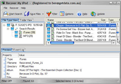 Recover My iPod - Recover Deleted Music and Photo From iPod