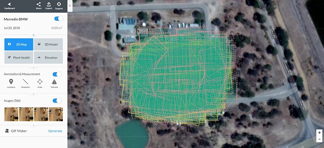 Merredin drone inspection storm damage assessment using Drone Deploy