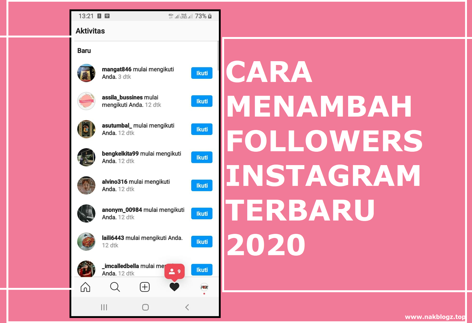 Cara Menambah Followers Instagram Gratis Tanpa Aplikasi 2021 Nak Blogz