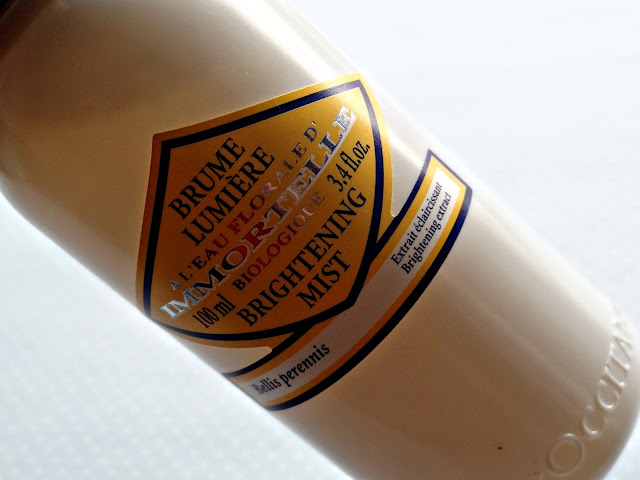 L'Occitane Immortelle Brightening Face Mist Dry Skin Mist Review