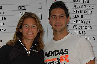 Amelie Mauresmo and Fernando Verdasco