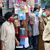 Plt Wali Kota Medan Pimpin Razia Penggunaan Masker di Pasar Sentosa 