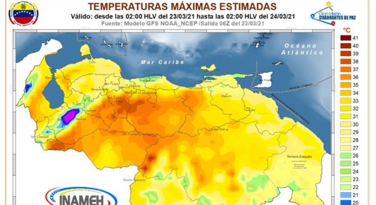 Seguirá el calor en el país por 7 días más