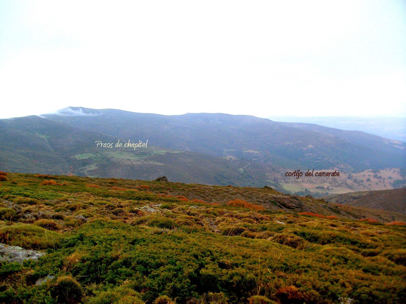 Prados de Chapitel, Lugros. Sierra Nevada