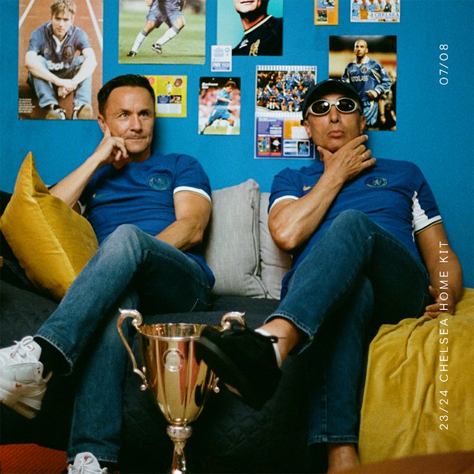 Chelsea legends, Roberto Di Matteo and Dennis Wise, relive clib's '90s inspired new home kit