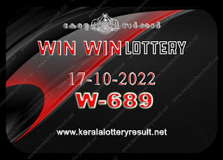 Live Kerala Lottery Result Today 17.10.22 Win Win Lottery W 689 Results online