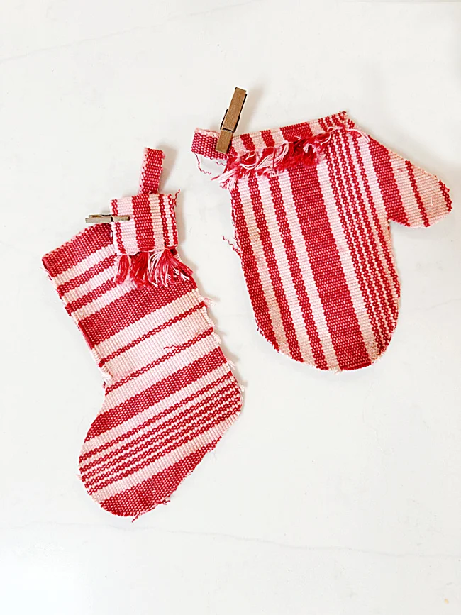 stocking and mitten