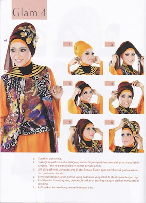 Cara Memakai Hijab Glamour