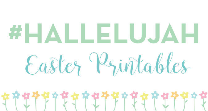 Spread the Easter spirit with these beautiful #HALLELUJAH Easter Printable Journaling Cards