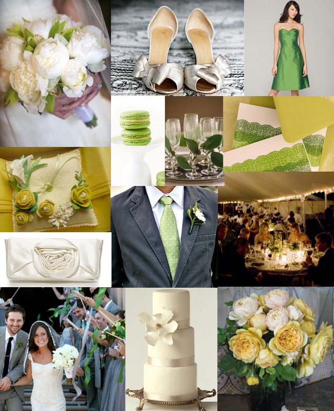 color combos below to make your wedding day pop Bright Green Yellow