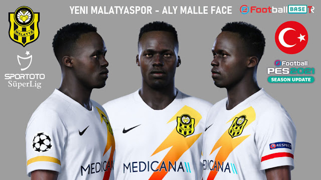 Aly Mallé Face For eFootball PES 2021