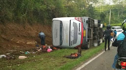 Sebanyak 25 Orang Tewas pada Kecelakaan Bus di Tanjakan Emen, Subang
