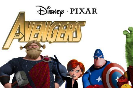 Inilah Pose Para Tokoh Kartun Pixar Saat Menjadi Avengers