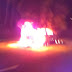 Tabrakan di Tol Bogor, KIA Picanto Terbakar