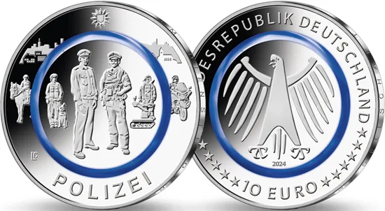 Germany 10 euro 2024 - Police Department