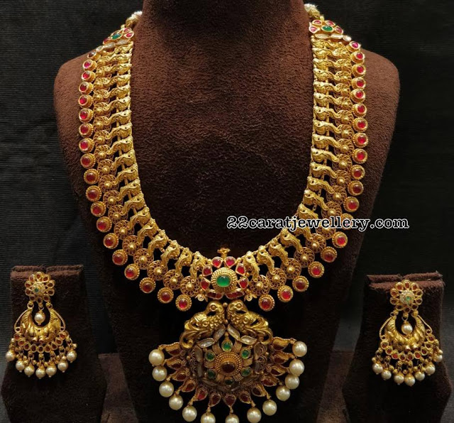 Broad Antique Haram with Pota Rubies