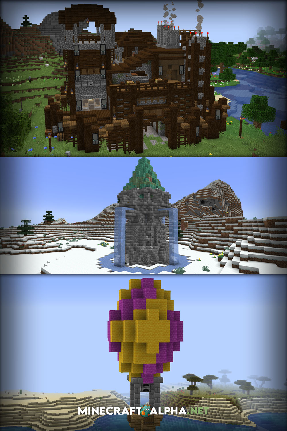 Mo' Structures Mod 1.18.2, 1.17.1 (Flying Castles, Jungle Pyramids, and Other Attractions)
