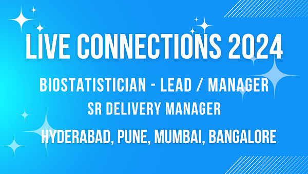 live-connections-hiring-biostatistician-lead-manager-sr-delivery-manager-hyderabad-pune-mumbai-bangalore