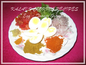 Egg - Tomato Gravy Ingredients