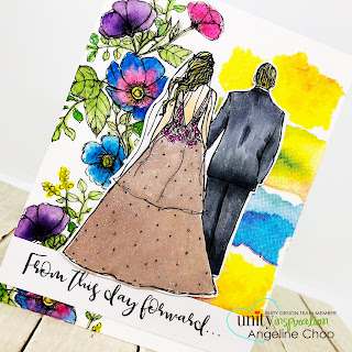 ScrappyScrappy: [NEW VIDEOS] Summer release with Unity Stamp - From this day forward #scrappyscrappy #unitystampco #quicktipvideo #youtube #gansaitambi #watercolor #janedavenport #collagepaper #mixedmedia #spectrumnoir #copicmarkers #weddingcard #wedding 