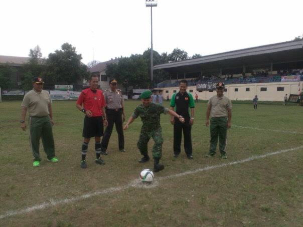 Kodim 0508/Depok Gelar Turnamen Sepakbola Antar Pelajar