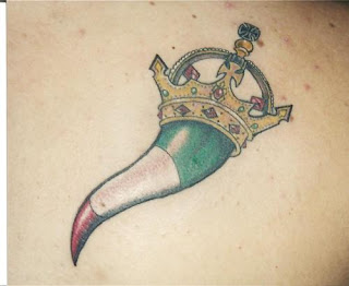 crown tattoos, tattooing