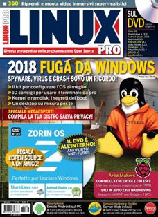 Linux Pro 186 - Febbraio 2018 | ISSN 1722-6163 | TRUE PDF | Mensile | Computer | Linux | Hardware | Software | Programmazione
Linux Pro è il mensile dedicato al famoso sistema operativo Open Source. La rivista fornisce tutti gli strumenti per utilizzare al meglio Linux in ambito lavorativo ma non solo. In ogni numero trovate articoli di approfondimento sui temi più caldi del momento, prove hardware e software e oltre 30 pagine di tutorial di programmazione, networking, sicurezza e altro ancora. 96 pagine ricche di consigli e suggerimenti su come vivere al meglio l'esperienza del Free Software. La rivista ha in allegato un DVD con le distribuzioni e il software per Linux più recente.