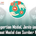 Pengertian Modal, Jenis-Jenis, Manfaat Modal Dan Sumber Modal