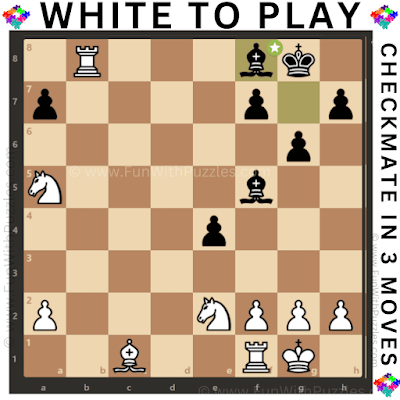 Chess Puzzle Challenge: White to Play and checkmate Black in 3-moves