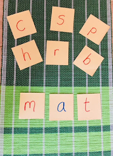 Montessori-inspired phonics cards