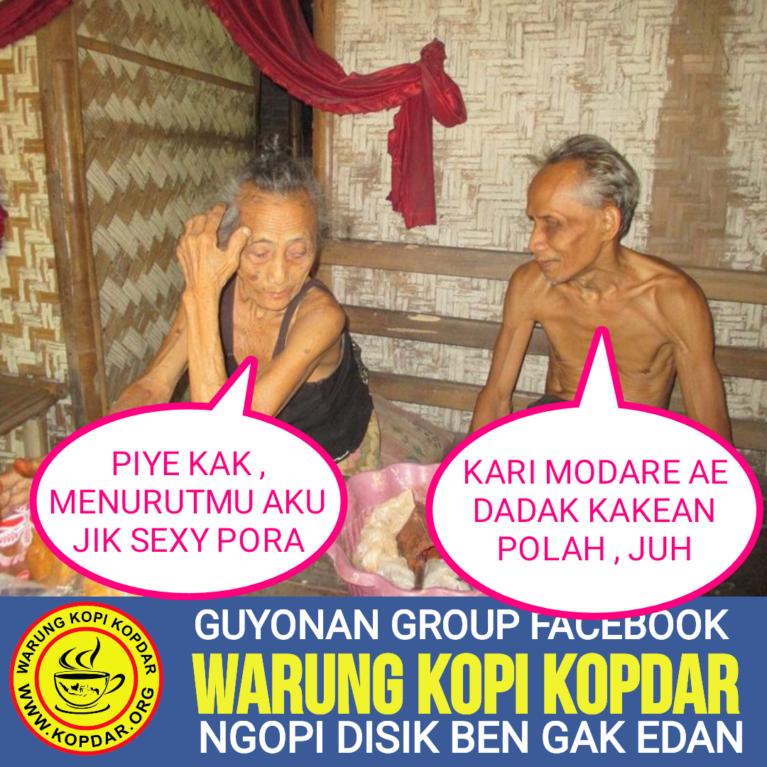 Gambar Lucu Wong Ngopi DP BBM Lucu