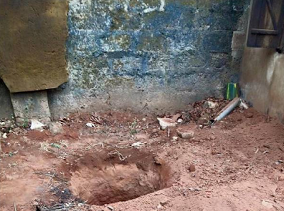 Photos Of Guy Who Killed & Buried His Father In A Shallow Grave In Anambra
