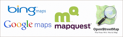 Comparison of the most Popular sites Map (Driving Directions Mapquest)