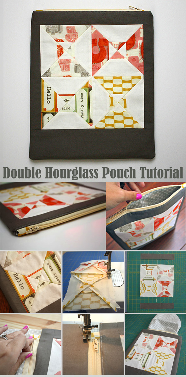 Double Hourglass Pouch Tutorial