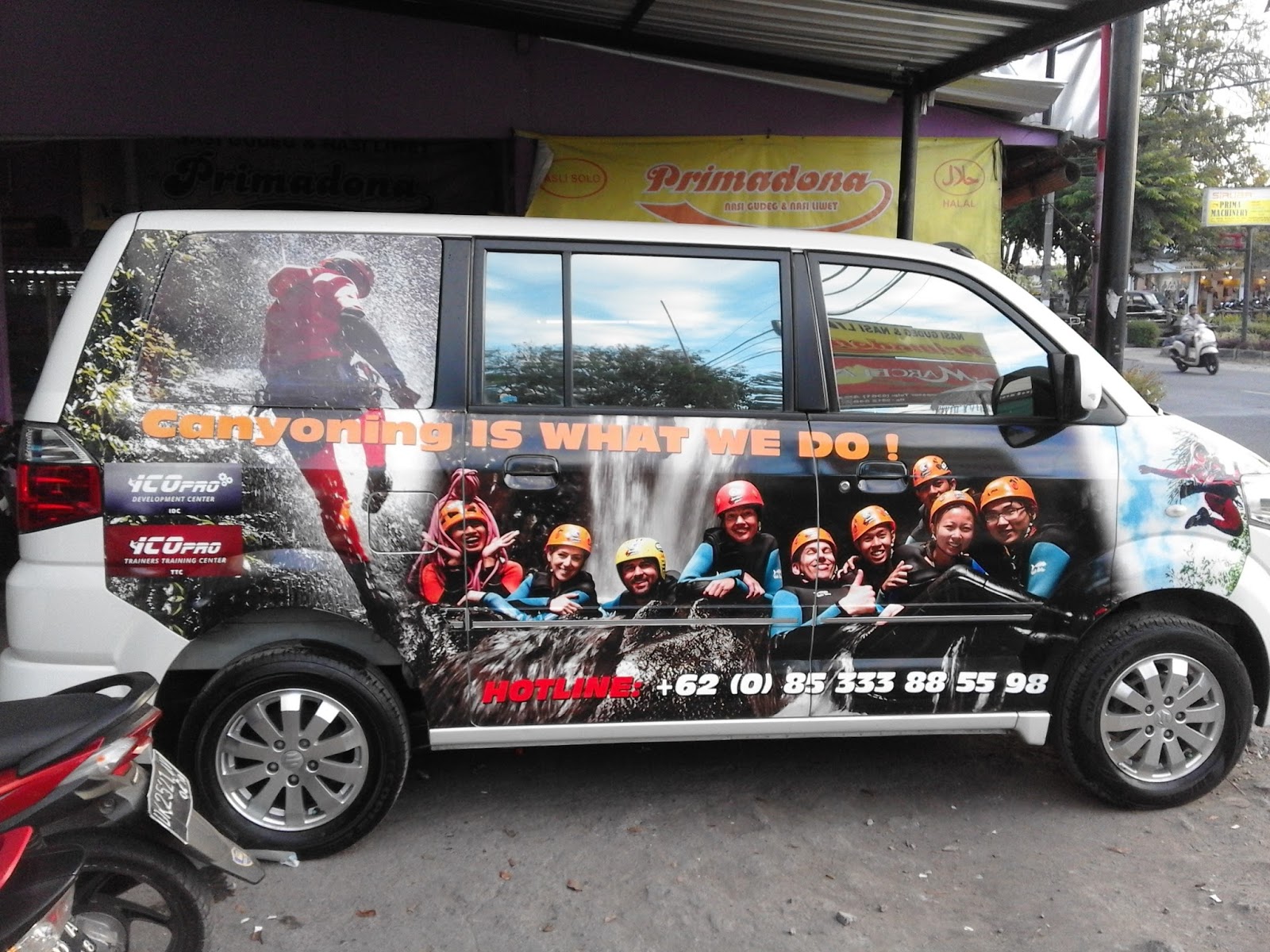 Branding Mobil Rafting Di Bali Q Media Bali Media Promosi