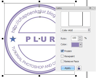 Cara Membuat Desain Stempel Di CorelDraw X4